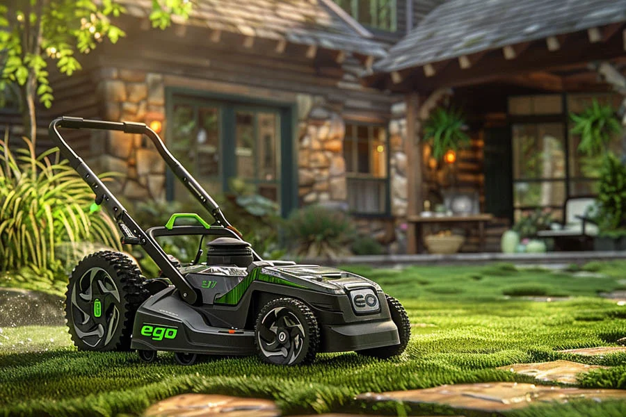 battery power lawn mowers